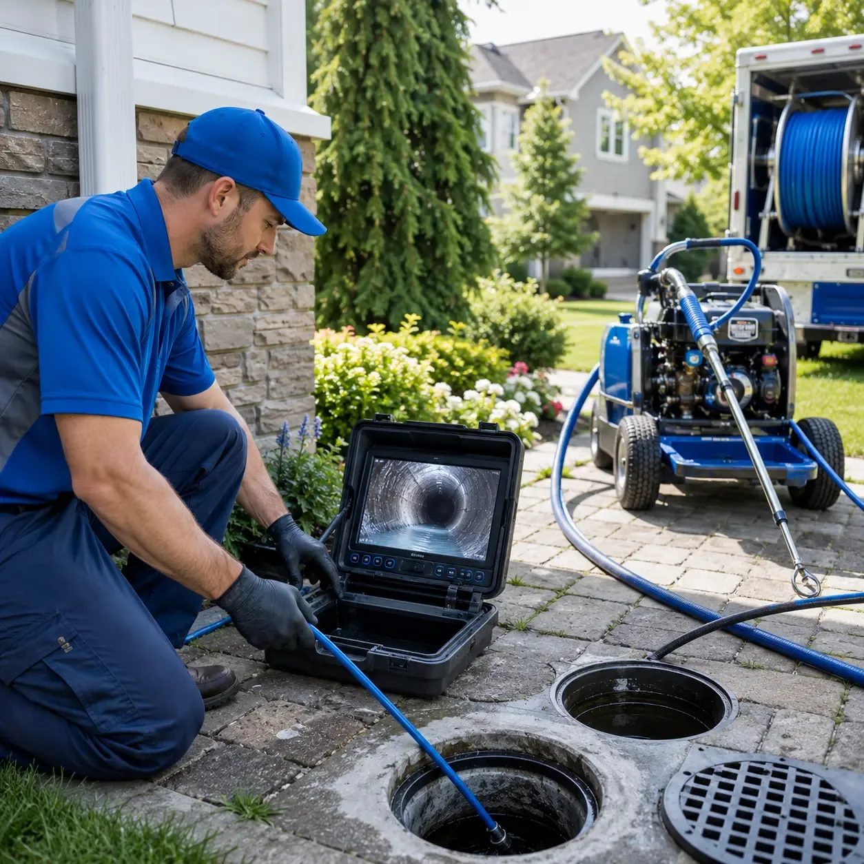 Outdoor drain cleaning professionals serving North Chatham, NY